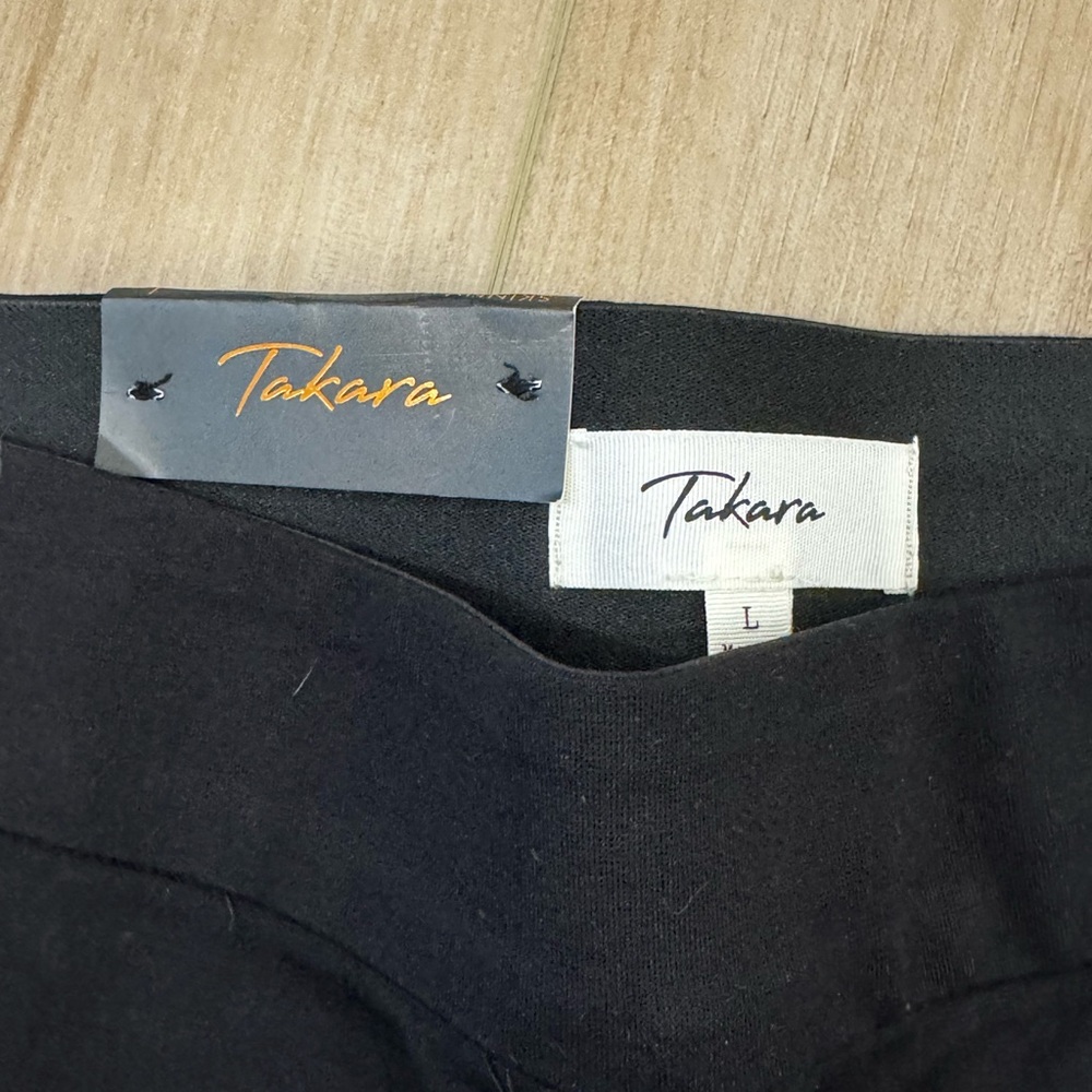 💙NWT Takara Perfect Fit Skinny Pants – Black – Size L - Picture 3 of 7